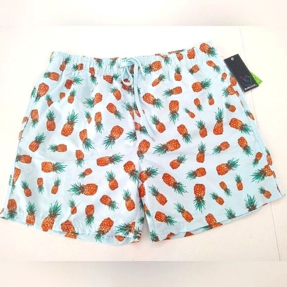 Burnside Pineapple Swim Shorts - Picture 2 of 11